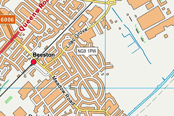 NG9 1PW map - OS VectorMap District (Ordnance Survey) NG9 1PW map - OS VectorMap District (Ordnance Survey)