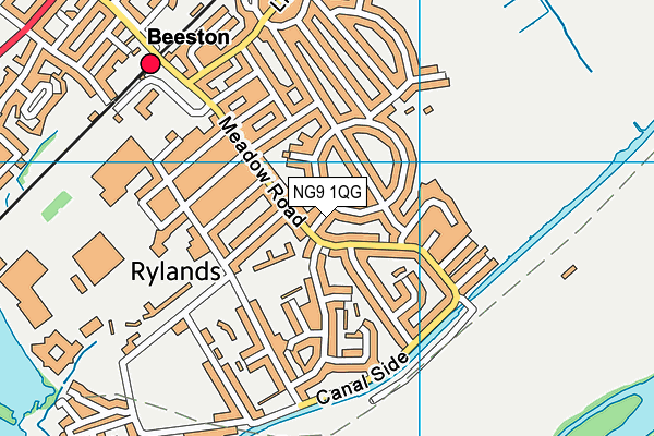 NG9 1QG map - OS VectorMap District (Ordnance Survey) NG9 1QG map - OS VectorMap District (Ordnance Survey)