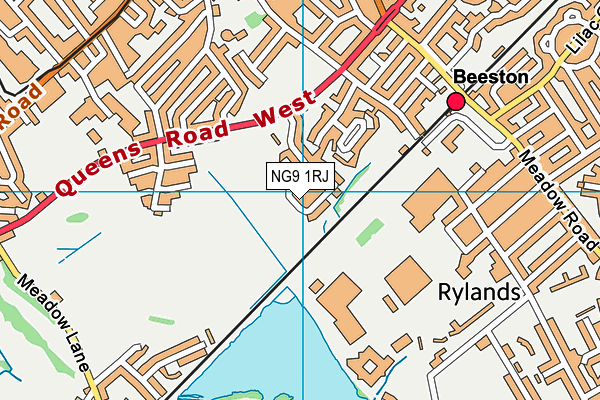 NG9 1RJ map - OS VectorMap District (Ordnance Survey) NG9 1RJ map - OS VectorMap District (Ordnance Survey)