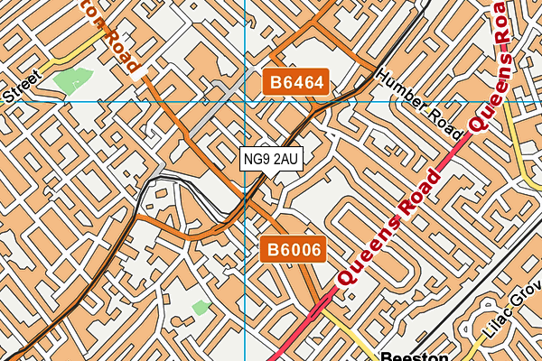 NG9 2AU map - OS VectorMap District (Ordnance Survey) NG9 2AU map - OS VectorMap District (Ordnance Survey)