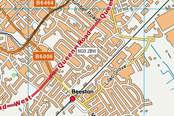 NG9 2BW map - OS VectorMap District (Ordnance Survey) NG9 2BW map - OS VectorMap District (Ordnance Survey)