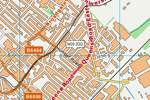 NG9 2DQ map - OS VectorMap District (Ordnance Survey) NG9 2DQ map - OS VectorMap District (Ordnance Survey)