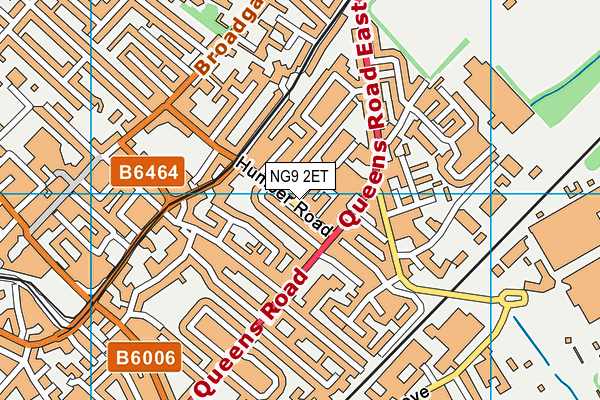 NG9 2ET map - OS VectorMap District (Ordnance Survey) NG9 2ET map - OS VectorMap District (Ordnance Survey)