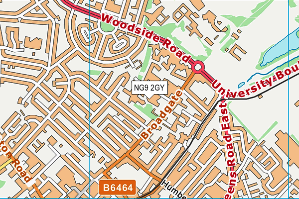 NG9 2GY map - OS VectorMap District (Ordnance Survey) NG9 2GY map - OS VectorMap District (Ordnance Survey)