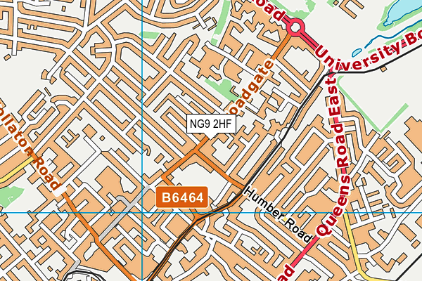 NG9 2HF map - OS VectorMap District (Ordnance Survey) NG9 2HF map - OS VectorMap District (Ordnance Survey)