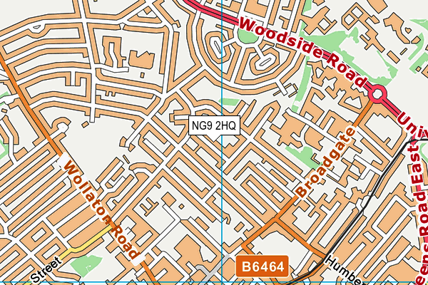 NG9 2HQ map - OS VectorMap District (Ordnance Survey) NG9 2HQ map - OS VectorMap District (Ordnance Survey)