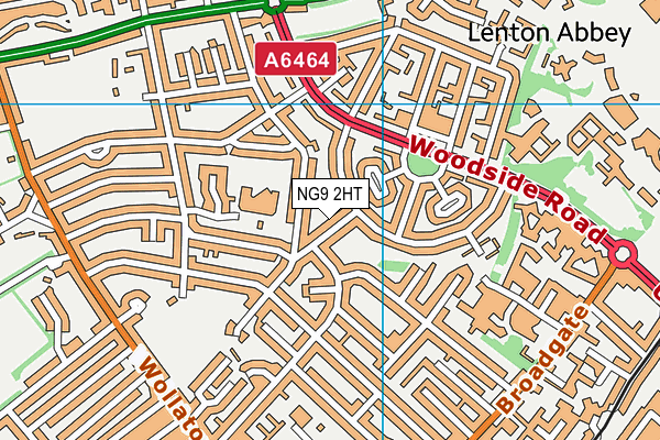 NG9 2HT map - OS VectorMap District (Ordnance Survey) NG9 2HT map - OS VectorMap District (Ordnance Survey)