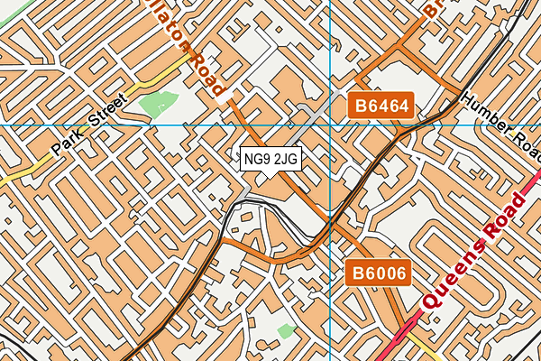 NG9 2JG map - OS VectorMap District (Ordnance Survey) NG9 2JG map - OS VectorMap District (Ordnance Survey)