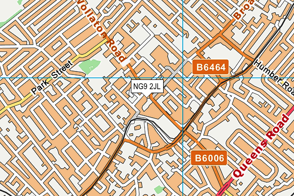 NG9 2JL map - OS VectorMap District (Ordnance Survey) NG9 2JL map - OS VectorMap District (Ordnance Survey)