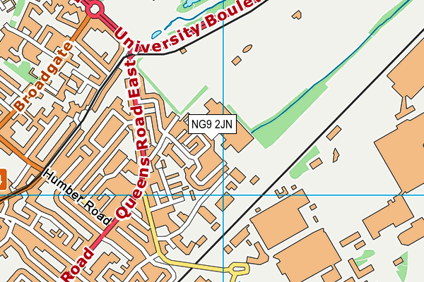 NG9 2JN map - OS VectorMap District (Ordnance Survey) NG9 2JN map - OS VectorMap District (Ordnance Survey)
