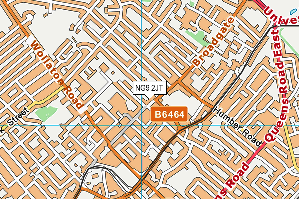 NG9 2JT map - OS VectorMap District (Ordnance Survey) NG9 2JT map - OS VectorMap District (Ordnance Survey)