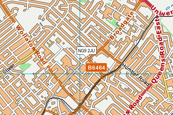 NG9 2JU map - OS VectorMap District (Ordnance Survey) NG9 2JU map - OS VectorMap District (Ordnance Survey)