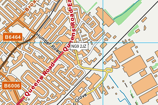 NG9 2JZ map - OS VectorMap District (Ordnance Survey) NG9 2JZ map - OS VectorMap District (Ordnance Survey)