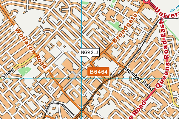 NG9 2LJ map - OS VectorMap District (Ordnance Survey) NG9 2LJ map - OS VectorMap District (Ordnance Survey)