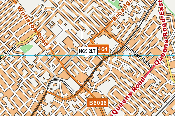 NG9 2LT map - OS VectorMap District (Ordnance Survey) NG9 2LT map - OS VectorMap District (Ordnance Survey)