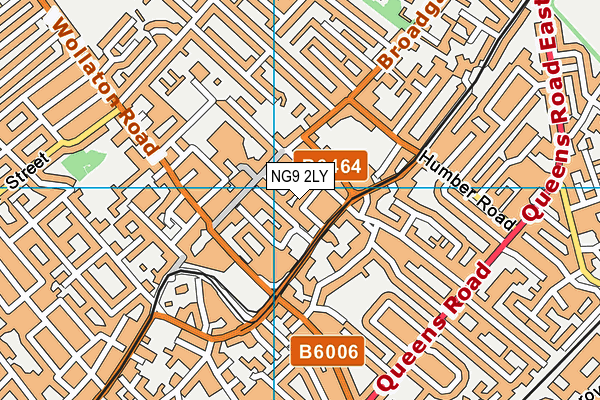 NG9 2LY map - OS VectorMap District (Ordnance Survey) NG9 2LY map - OS VectorMap District (Ordnance Survey)