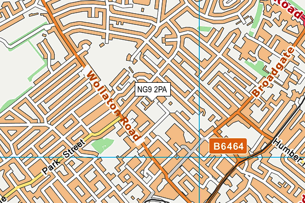NG9 2PA map - OS VectorMap District (Ordnance Survey) NG9 2PA map - OS VectorMap District (Ordnance Survey)