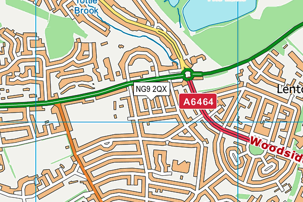 NG9 2QX map - OS VectorMap District (Ordnance Survey) NG9 2QX map - OS VectorMap District (Ordnance Survey)