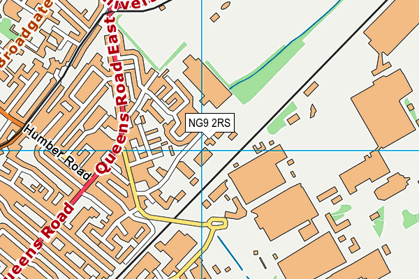 NG9 2RS map - OS VectorMap District (Ordnance Survey) NG9 2RS map - OS VectorMap District (Ordnance Survey)