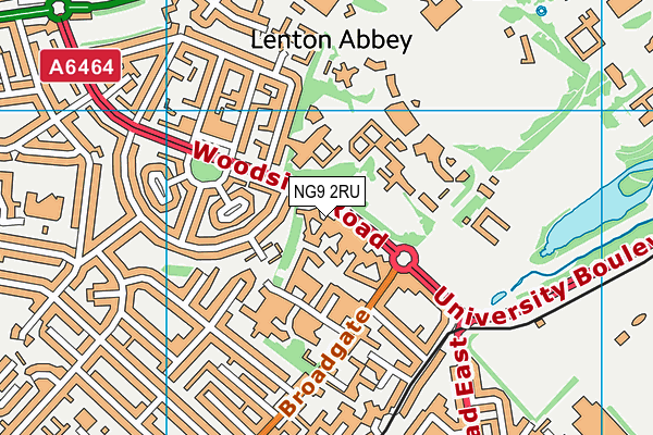 NG9 2RU map - OS VectorMap District (Ordnance Survey) NG9 2RU map - OS VectorMap District (Ordnance Survey)