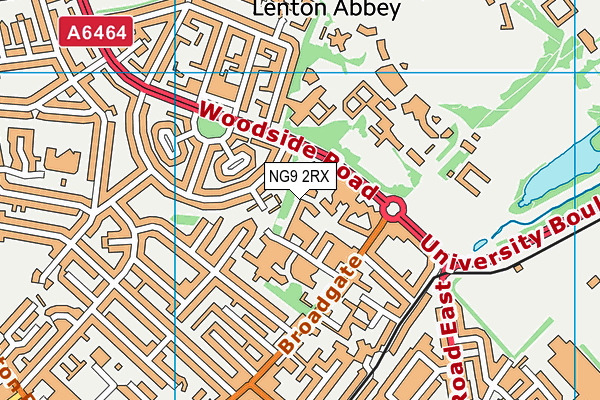 NG9 2RX map - OS VectorMap District (Ordnance Survey) NG9 2RX map - OS VectorMap District (Ordnance Survey)