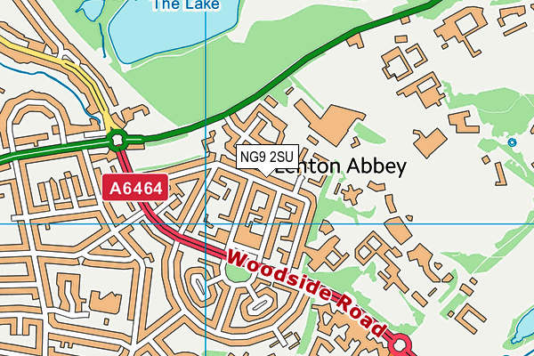 NG9 2SU map - OS VectorMap District (Ordnance Survey) NG9 2SU map - OS VectorMap District (Ordnance Survey)
