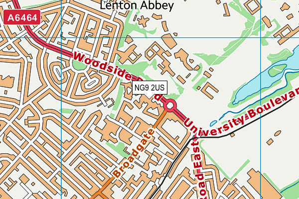 NG9 2US map - OS VectorMap District (Ordnance Survey) NG9 2US map - OS VectorMap District (Ordnance Survey)
