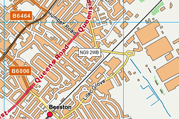NG9 2WB map - OS VectorMap District (Ordnance Survey) NG9 2WB map - OS VectorMap District (Ordnance Survey)