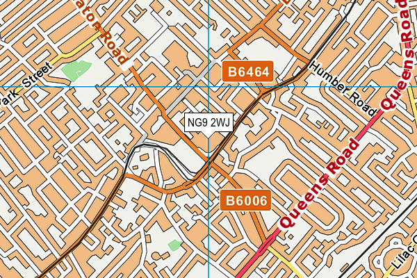 NG9 2WJ map - OS VectorMap District (Ordnance Survey) NG9 2WJ map - OS VectorMap District (Ordnance Survey)