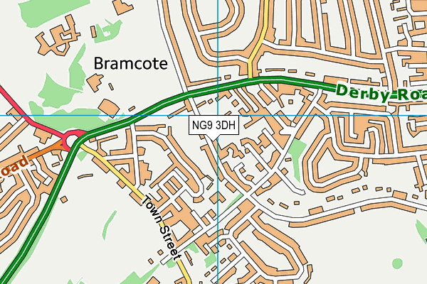 NG9 3DH map - OS VectorMap District (Ordnance Survey) NG9 3DH map - OS VectorMap District (Ordnance Survey)