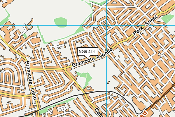 NG9 4DT map - OS VectorMap District (Ordnance Survey) NG9 4DT map - OS VectorMap District (Ordnance Survey)