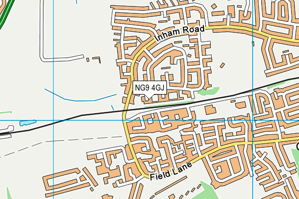 NG9 4GJ map - OS VectorMap District (Ordnance Survey) NG9 4GJ map - OS VectorMap District (Ordnance Survey)