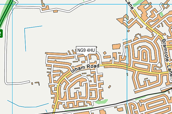 NG9 4HU map - OS VectorMap District (Ordnance Survey) NG9 4HU map - OS VectorMap District (Ordnance Survey)