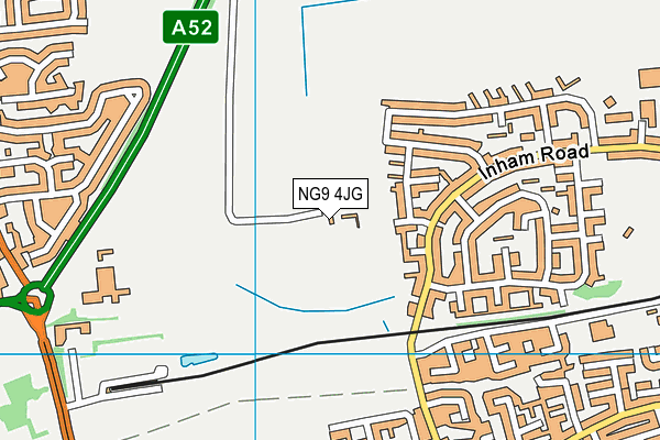 NG9 4JG map - OS VectorMap District (Ordnance Survey) NG9 4JG map - OS VectorMap District (Ordnance Survey)