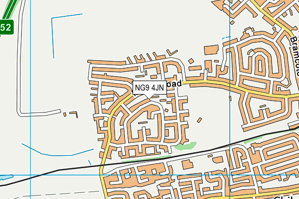 NG9 4JN map - OS VectorMap District (Ordnance Survey) NG9 4JN map - OS VectorMap District (Ordnance Survey)