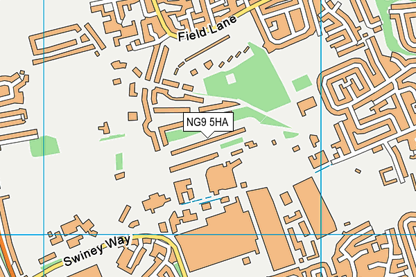 NG9 5HA map - OS VectorMap District (Ordnance Survey) NG9 5HA map - OS VectorMap District (Ordnance Survey)
