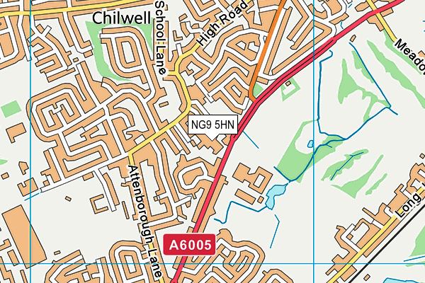 NG9 5HN map - OS VectorMap District (Ordnance Survey) NG9 5HN map - OS VectorMap District (Ordnance Survey)