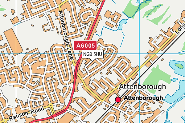 NG9 5HU map - OS VectorMap District (Ordnance Survey) NG9 5HU map - OS VectorMap District (Ordnance Survey)