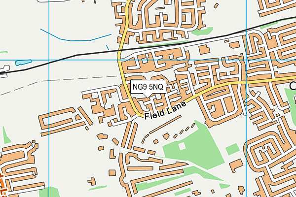 NG9 5NQ map - OS VectorMap District (Ordnance Survey) NG9 5NQ map - OS VectorMap District (Ordnance Survey)