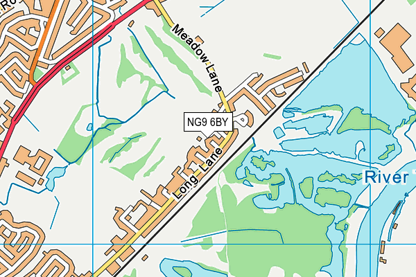 NG9 6BY map - OS VectorMap District (Ordnance Survey) NG9 6BY map - OS VectorMap District (Ordnance Survey)