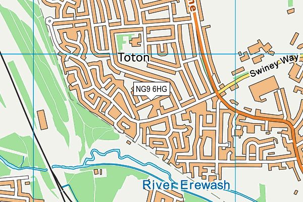 NG9 6HG map - OS VectorMap District (Ordnance Survey) NG9 6HG map - OS VectorMap District (Ordnance Survey)