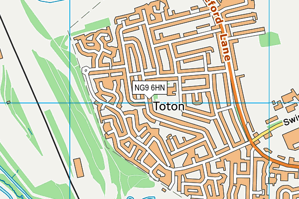 NG9 6HN map - OS VectorMap District (Ordnance Survey) NG9 6HN map - OS VectorMap District (Ordnance Survey)