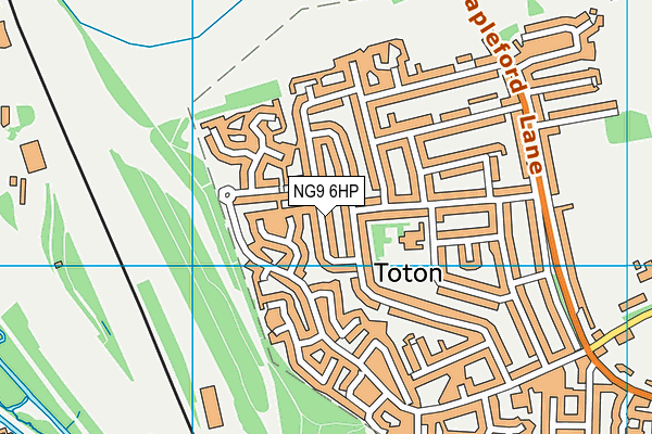 NG9 6HP map - OS VectorMap District (Ordnance Survey) NG9 6HP map - OS VectorMap District (Ordnance Survey)