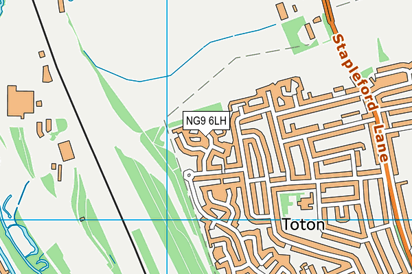 NG9 6LH map - OS VectorMap District (Ordnance Survey) NG9 6LH map - OS VectorMap District (Ordnance Survey)