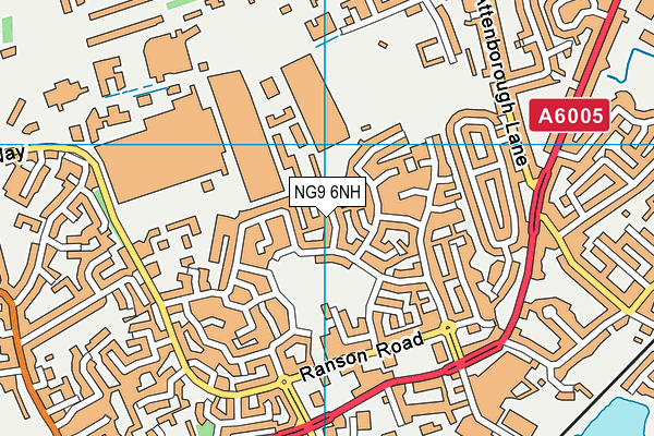 NG9 6NH map - OS VectorMap District (Ordnance Survey) NG9 6NH map - OS VectorMap District (Ordnance Survey)