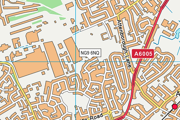 NG9 6NQ map - OS VectorMap District (Ordnance Survey) NG9 6NQ map - OS VectorMap District (Ordnance Survey)