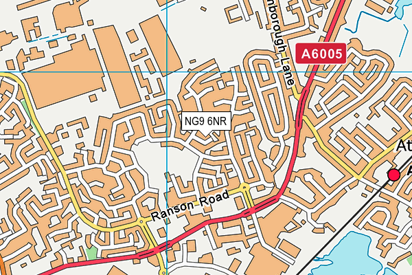 NG9 6NR map - OS VectorMap District (Ordnance Survey) NG9 6NR map - OS VectorMap District (Ordnance Survey)