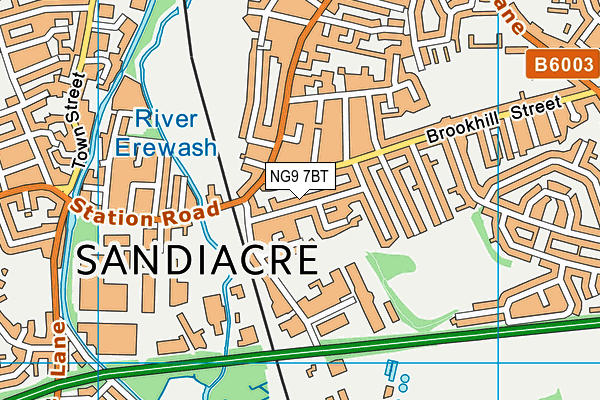 NG9 7BT map - OS VectorMap District (Ordnance Survey) NG9 7BT map - OS VectorMap District (Ordnance Survey)