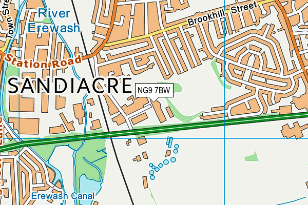 NG9 7BW map - OS VectorMap District (Ordnance Survey) NG9 7BW map - OS VectorMap District (Ordnance Survey)