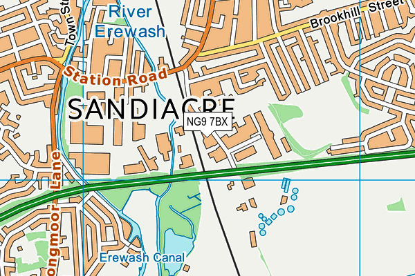 NG9 7BX map - OS VectorMap District (Ordnance Survey) NG9 7BX map - OS VectorMap District (Ordnance Survey)